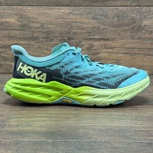 Hoka One One Shoes Womens 8.5 B Speedgoat 6 Coastal Shade Green Trail Running